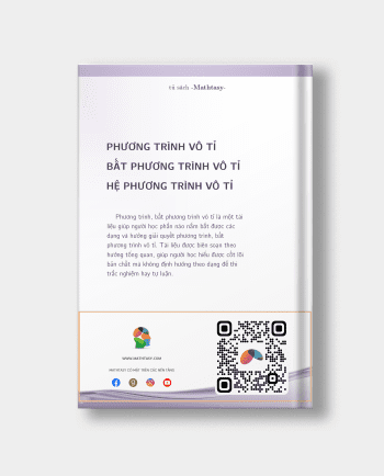 Bìa sau Phương trình vô tỉ